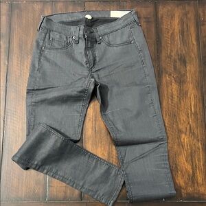 Rag & Bone Dark Gray Skinny Jeans